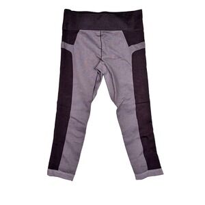 Under Armour HeatGear Compression Pants Women's Gray Black Leggings NWT MSRP $75